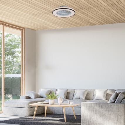 Rabalux - LED Himmennettävä kattovalaisin tuulettimella LED/48W/230V 3000-6500K + kauko-ohjaus