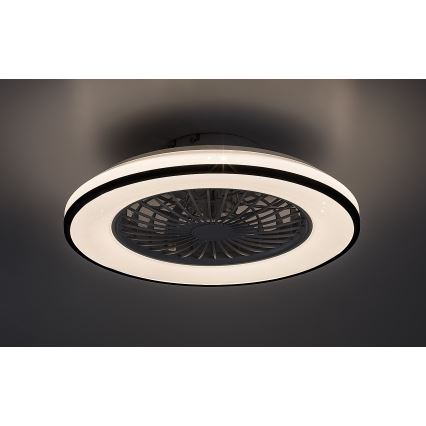 Rabalux - LED Himmennettävä kattovalaisin tuulettimella LED/48W/230V 3000-6500K + kauko-ohjaus