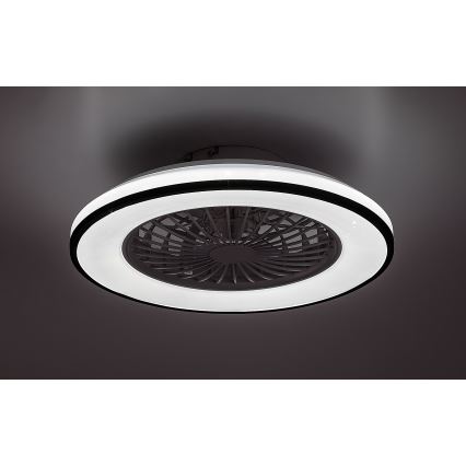 Rabalux - LED Himmennettävä kattovalaisin tuulettimella LED/48W/230V 3000-6500K + kauko-ohjaus
