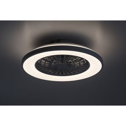 Rabalux - LED Himmennettävä kattovalaisin tuulettimella LED/48W/230V 3000-6500K + kauko-ohjaus
