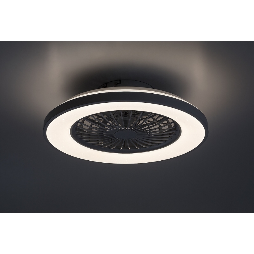 Rabalux - LED Himmennettävä kattovalaisin tuulettimella LED/48W/230V 3000-6500K + kauko-ohjaus