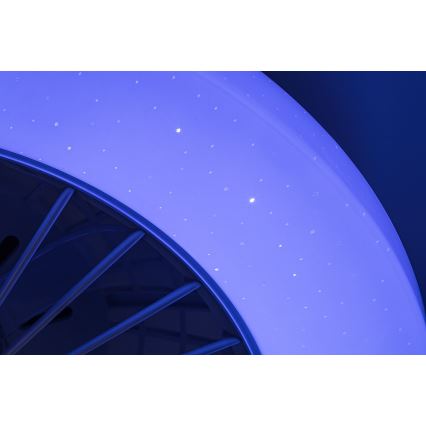 Rabalux - LED RGB Himmennettävä kattovalaisin tuulettimella LED/48W/230V 3000-6500K + kauko-ohjaus