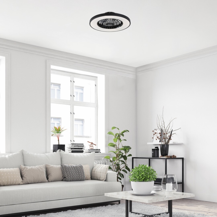 Rabalux - LED Himmennettävä kattovalaisin tuulettimella LED/72W/230V 3000-6500K + kauko-ohjaus