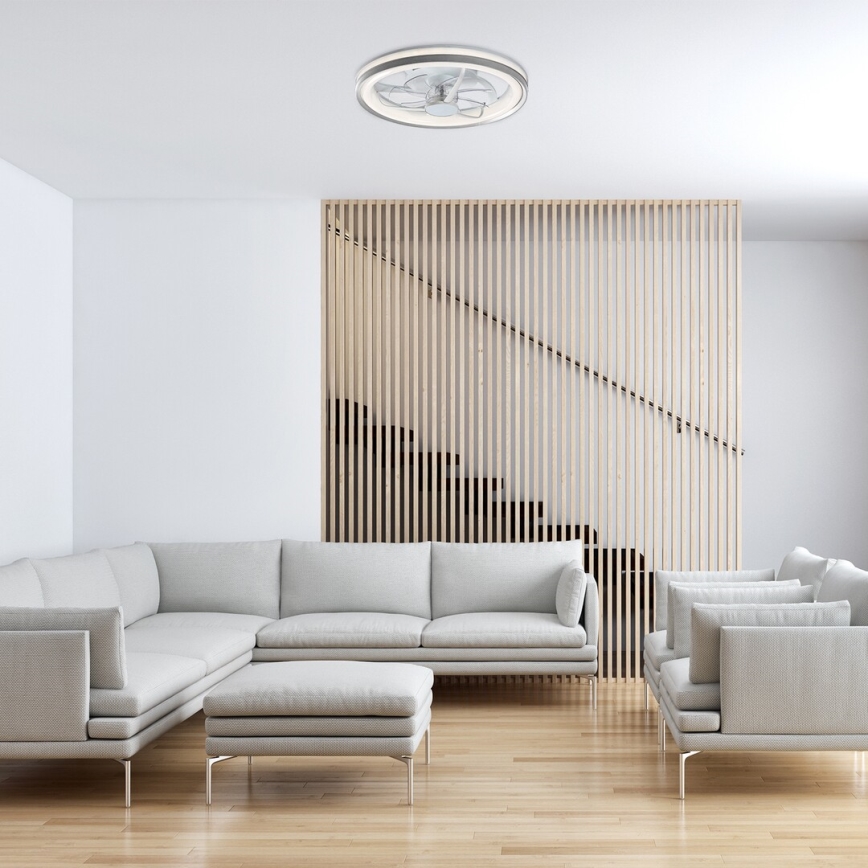 Rabalux - LED Himmennettävä kattovalaisin tuulettimella LED/40W/230V 3000/4000/6000K Wi-Fi + kauko-ohjaus