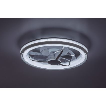 Rabalux - LED Himmennettävä kattovalaisin tuulettimella LED/40W/230V 3000/4000/6000K Wi-Fi + kauko-ohjaus