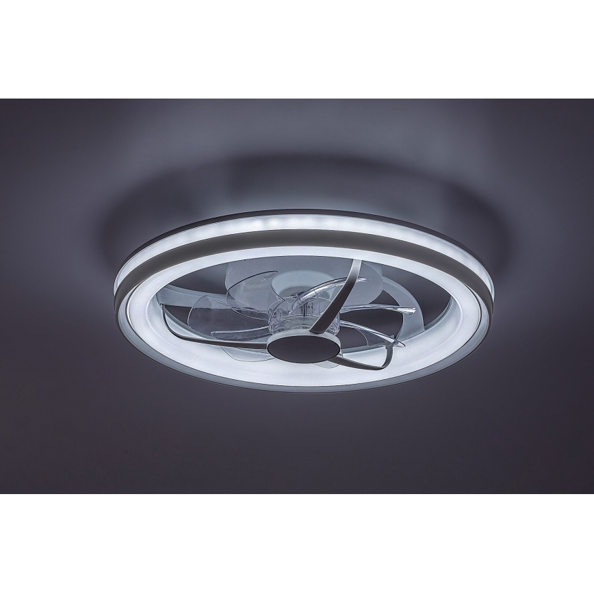 Rabalux - LED Himmennettävä kattovalaisin tuulettimella LED/40W/230V 3000/4000/6000K Wi-Fi + kauko-ohjaus