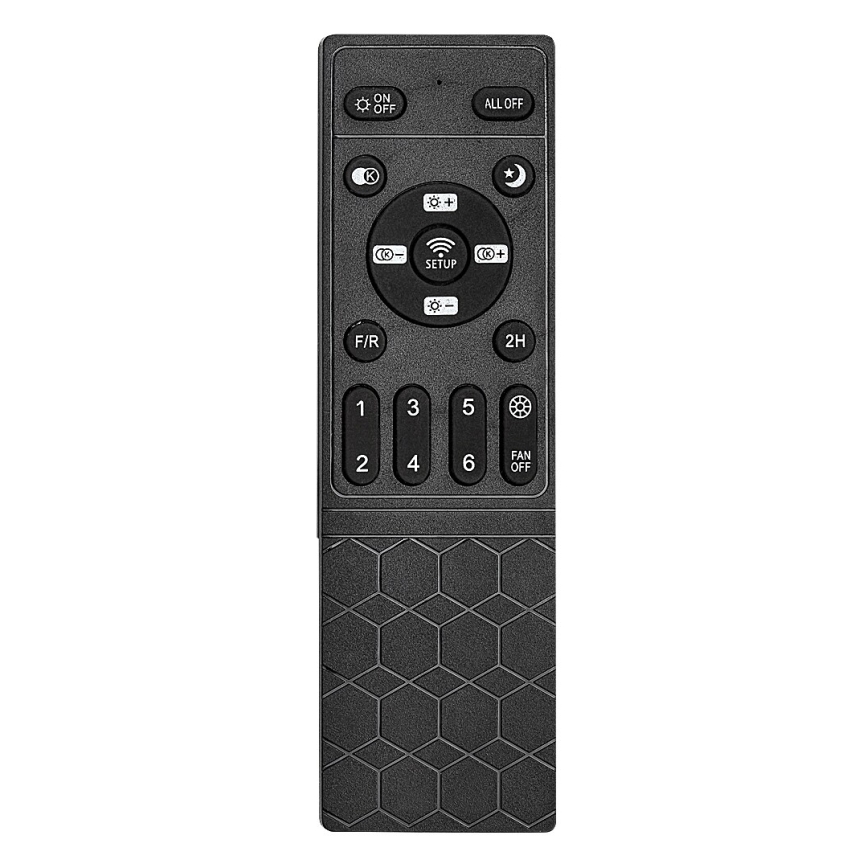 Rabalux - LED Himmennettävä kattovalaisin tuulettimella LED/50W/230V 3000/4000/6000K Wi-Fi + kauko-ohjaus
