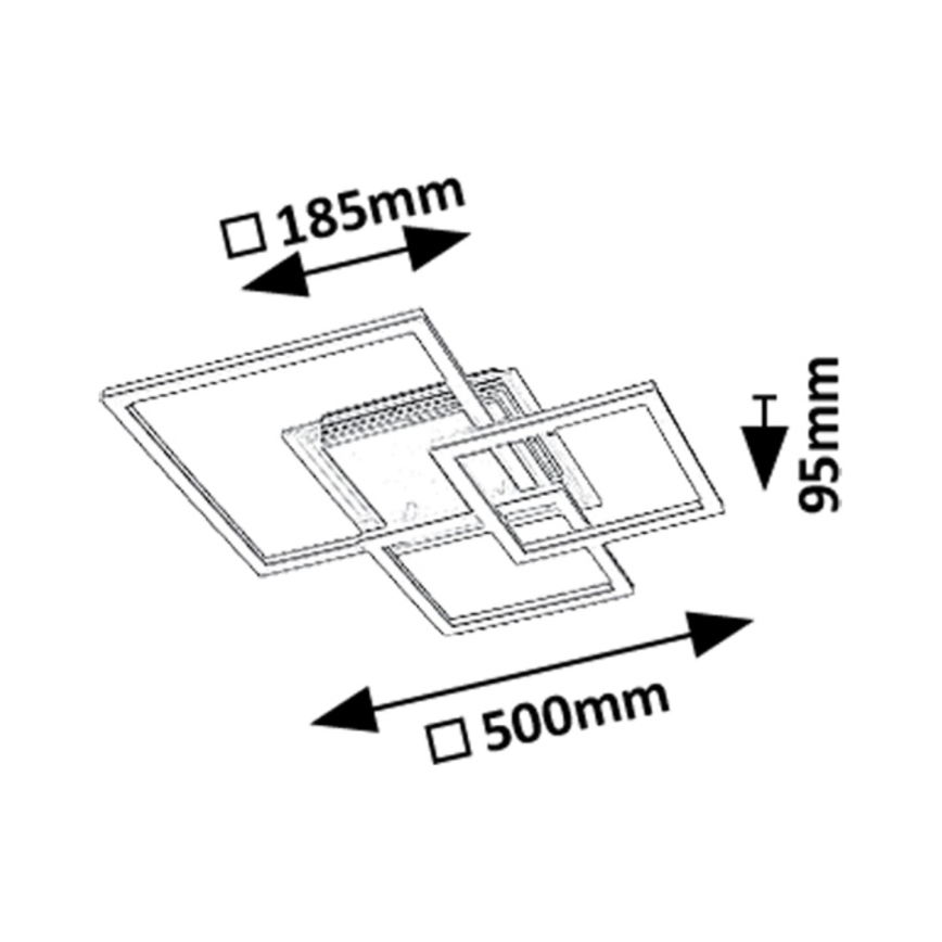 Rabalux - LED-kattovalaisin LED/40W/230V 3000K