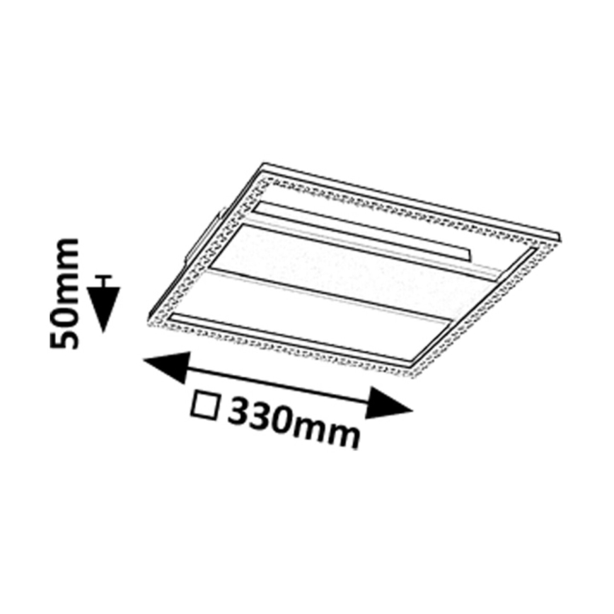 Rabalux - LED-kattovalaisin LED/24W/230V 4000K