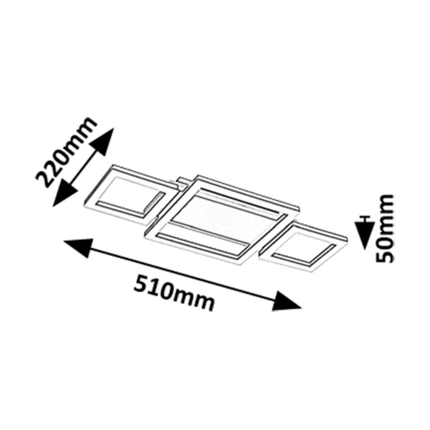 Rabalux - LED-kattovalaisin LED/24W/230V 4000K