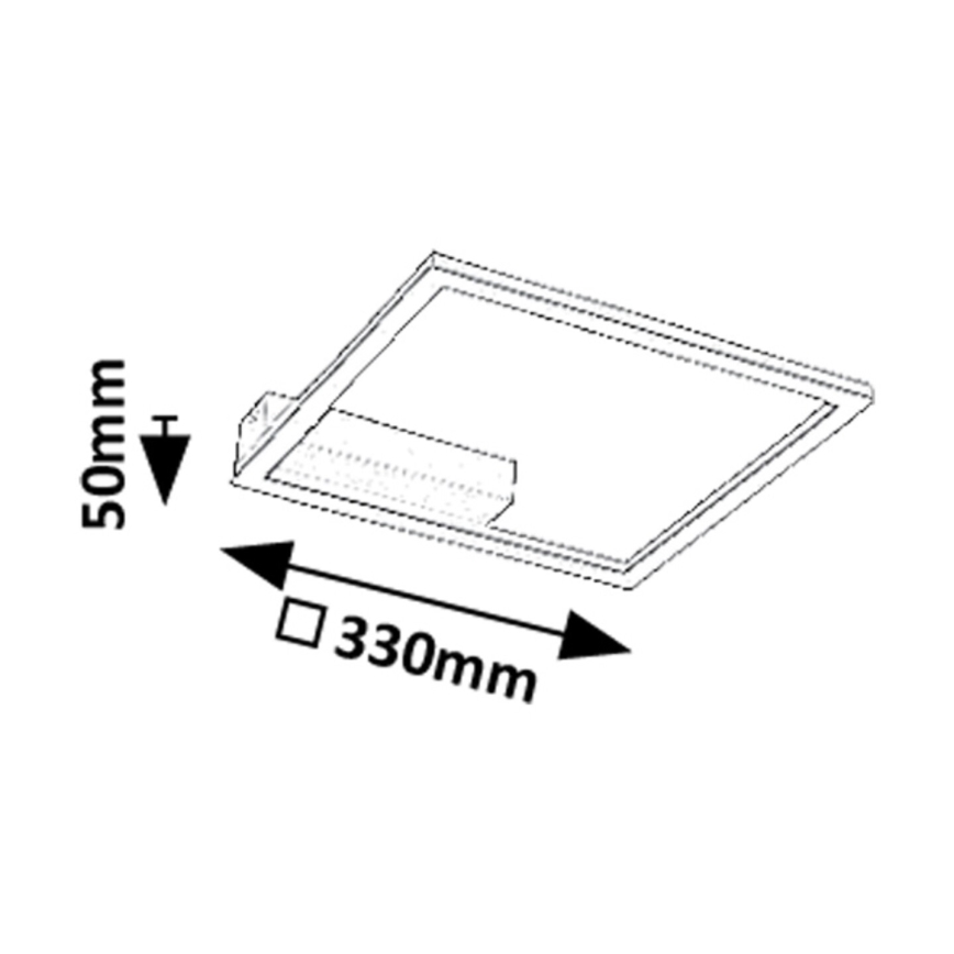 Rabalux - LED-kattovalaisin LED/24W/230V 3000K