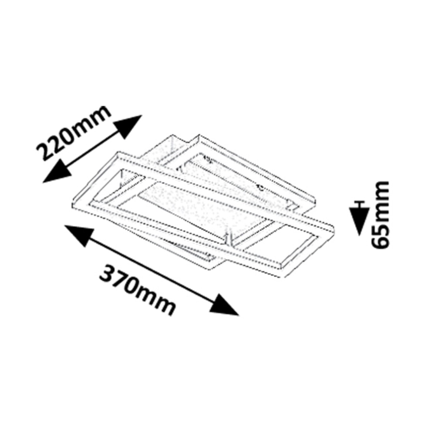 Rabalux - LED-kattovalaisin LED/24W/230V 3000K