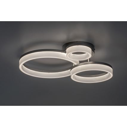 Rabalux - LED-kattovalaisin LED/24W/230V 3000/4000/6500K mattakromi
