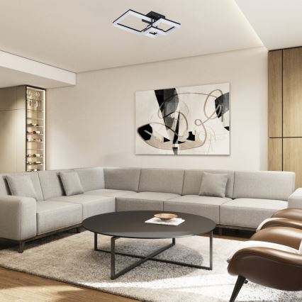 Rabalux - LED-kattovalaisin LED/22W/230V 3000/4000/6500K musta
