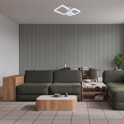 Rabalux - LED-kattovalaisin LED/22W/230V 3000/4000/6500K mattakromi