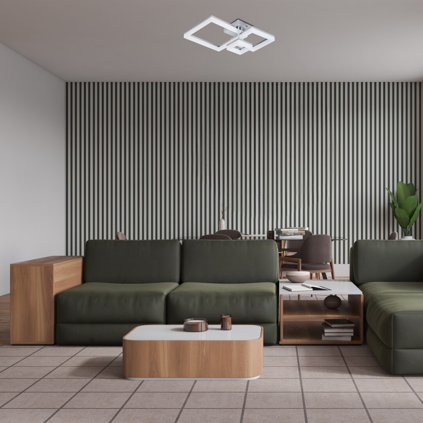Rabalux - LED-kattovalaisin LED/22W/230V 3000/4000/6500K mattakromi