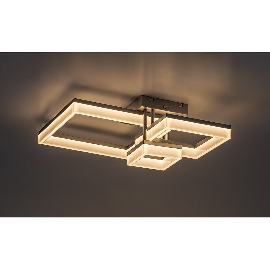 Rabalux - LED-kattovalaisin LED/22W/230V 3000/4000/6500K mattakromi