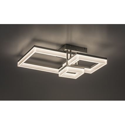 Rabalux - LED-kattovalaisin LED/22W/230V 3000/4000/6500K mattakromi