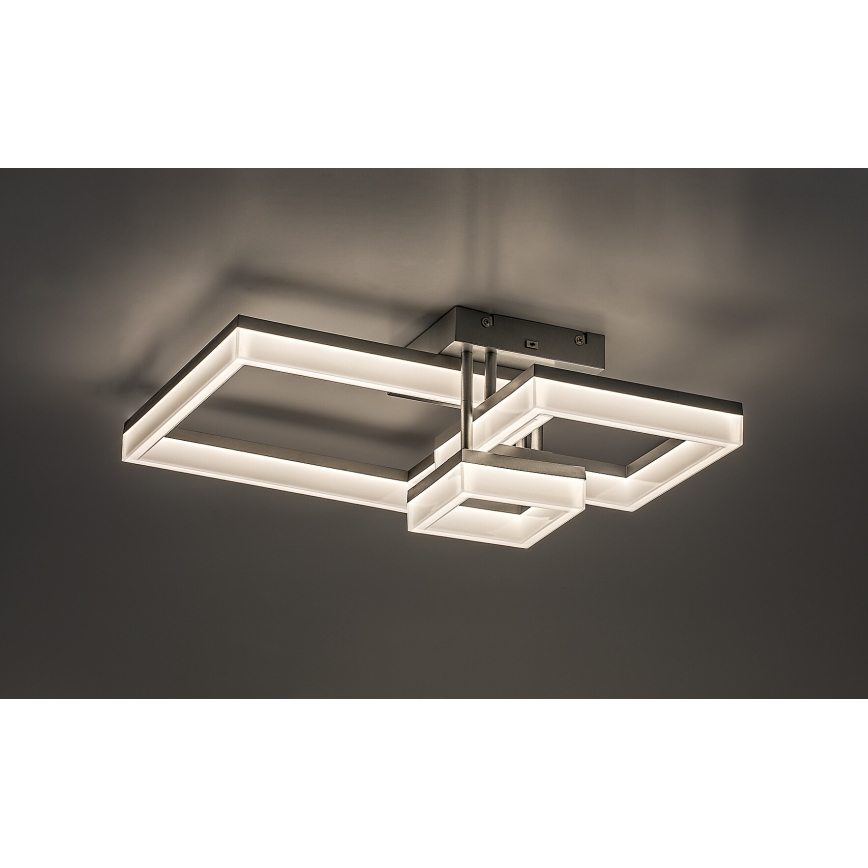 Rabalux - LED-kattovalaisin LED/22W/230V 3000/4000/6500K mattakromi
