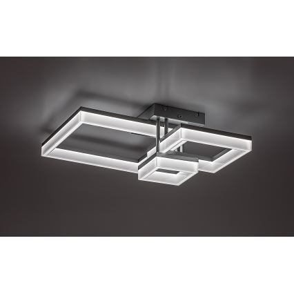 Rabalux - LED-kattovalaisin LED/22W/230V 3000/4000/6500K mattakromi