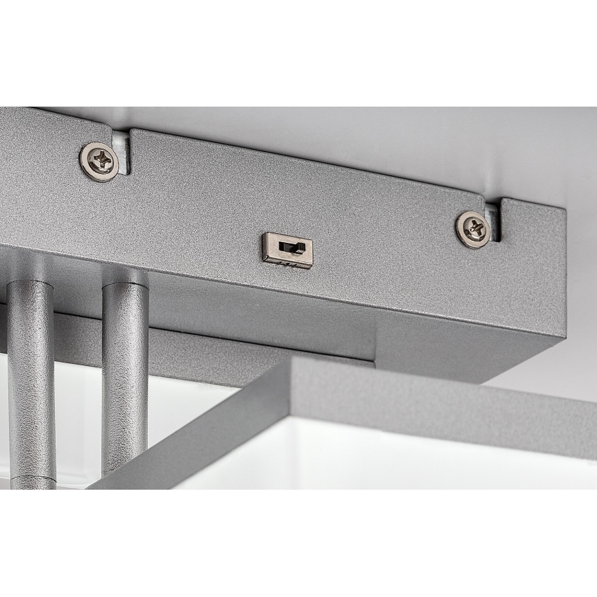 Rabalux - LED-kattovalaisin LED/22W/230V 3000/4000/6500K mattakromi