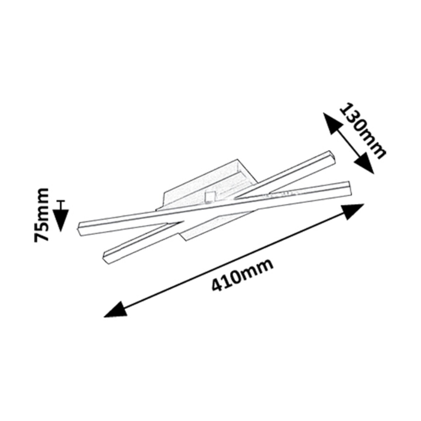 Rabalux - LED-kattovalaisin LED/16W/230V 4000K