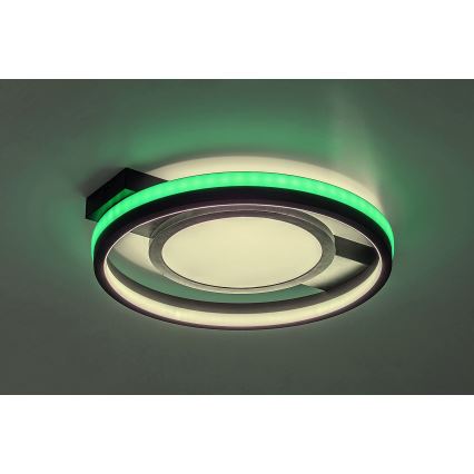 Rabalux - Himmennettävä LED-RGB-kattovalaisin LED/40W/230V 3000-6500K + kauko-ohjaus