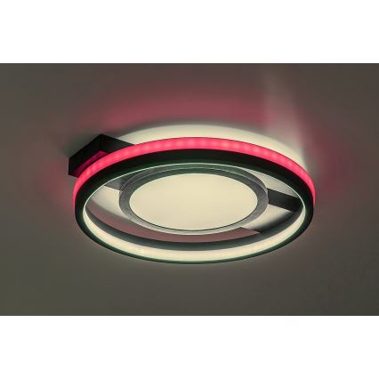Rabalux - LED RGB himmennettävä kattovalaisin LED/40W/230V 3000–6500K + kaukosäädin Ø 43 cm