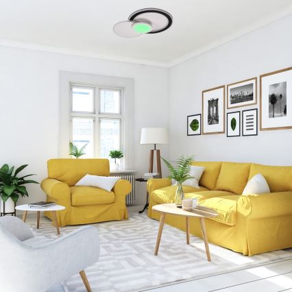 Rabalux - Himmennettävä LED-RGB-kattovalaisin LED/40W/230V 3000-6500K + kauko-ohjaus