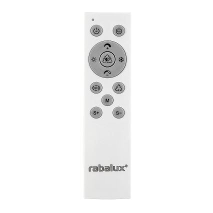 Rabalux - Himmennettävä LED-RGB-kattovalaisin LED/22W/230V 3000-6500K + kauko-ohjaus
