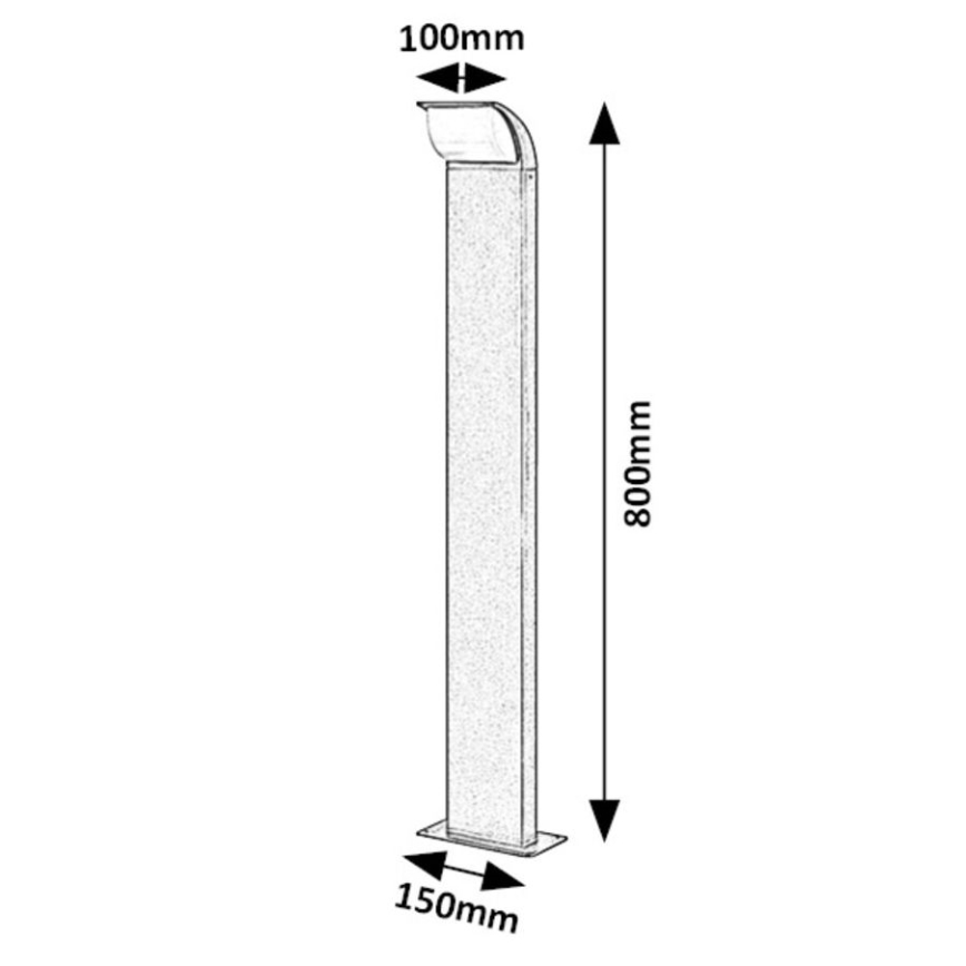 Rabalux - LED-ulkovalaisin LED/9W/230V IP65