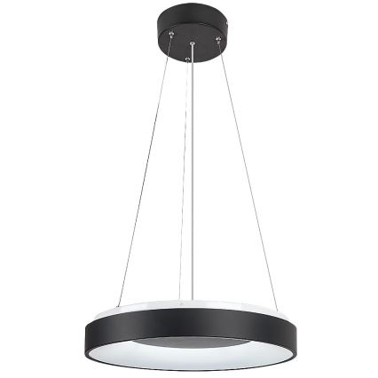 Rabalux - Himmennettävä LED-kattokruunu johdossa LED/38W/230V 3000-6500K musta + kauko-ohjaus