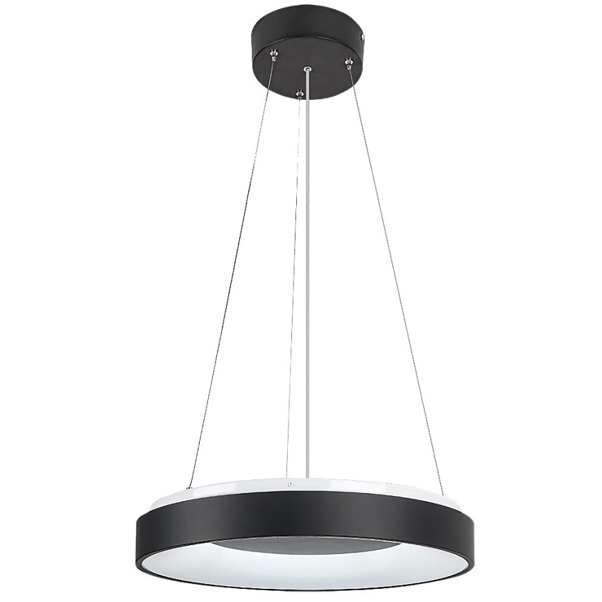 Rabalux - Himmennettävä LED-kattokruunu johdossa LED/38W/230V 3000-6500K musta + kauko-ohjaus
