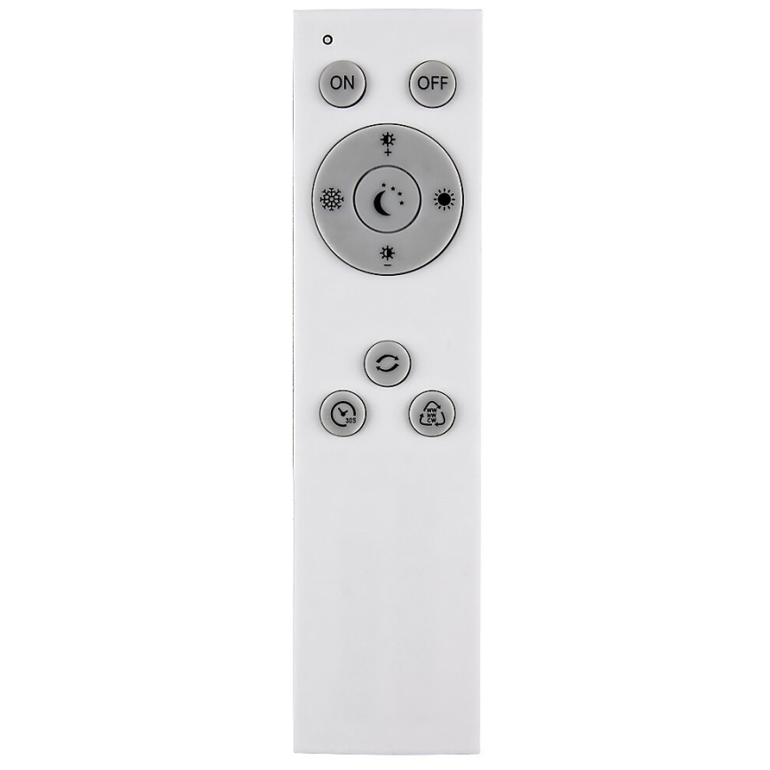 Rabalux - Himmennettävä LED-kattokruunu johdossa LED/38W/230V 3000-6500K musta + kauko-ohjaus