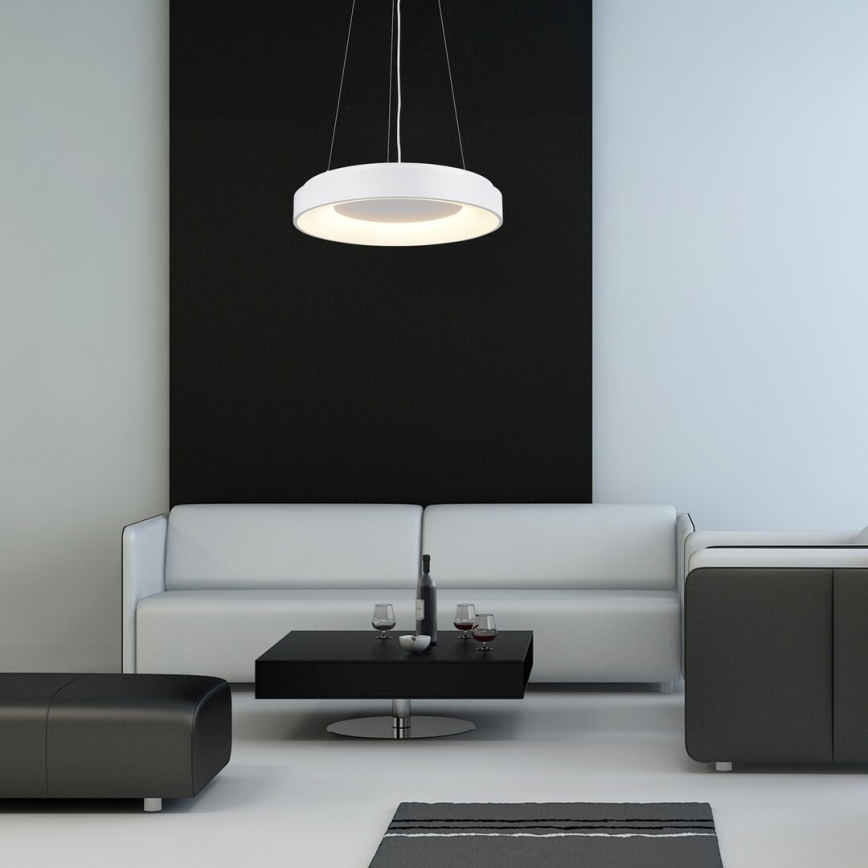 Rabalux - Himmennettävä LED-kattokruunu johdossa LED/38W/230V 3000-6500K valkoinen + kauko-ohjaus