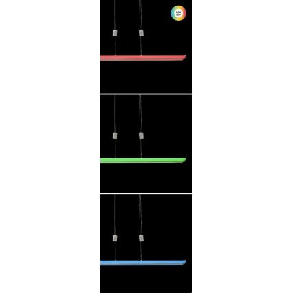 Rabalux - LED RGB Himmennettävä kattokruunu johdossa LED/24W/230V Wi-Fi Tuya + kauko-ohjaus
