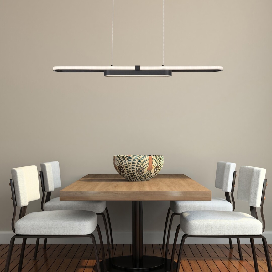 Rabalux - LED-kattokruunu johdossa LED/48W/230V 4000K musta
