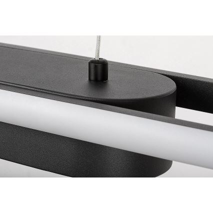 Rabalux - LED-kattokruunu johdossa LED/48W/230V 4000K musta