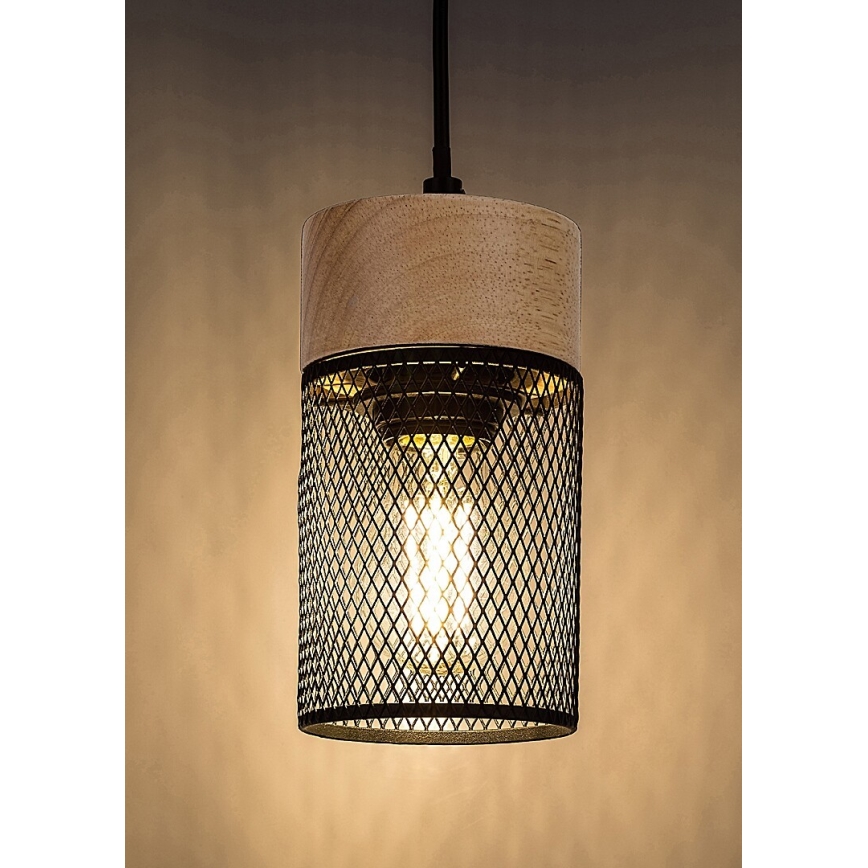 Rabalux - Ripustettava kattovalaisin 1xE27/25W/230V pyökki