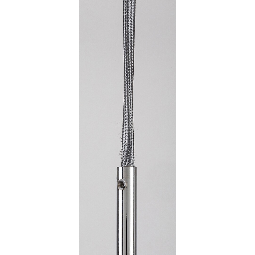 Rabalux - Kattokruunu johdossa 1xGU10/50W/230V läpinäkyvä/kiiltävä kromi