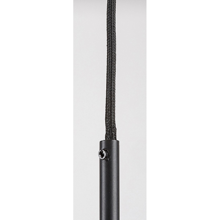 Rabalux - Kattokruunu johdossa 1xGU10/50W/230V läpinäkyvä/musta