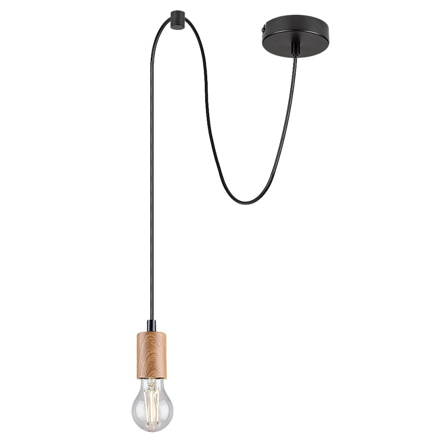 Rabalux - Ripustettava kattovalaisin 1xE27/60W/230V pyökki