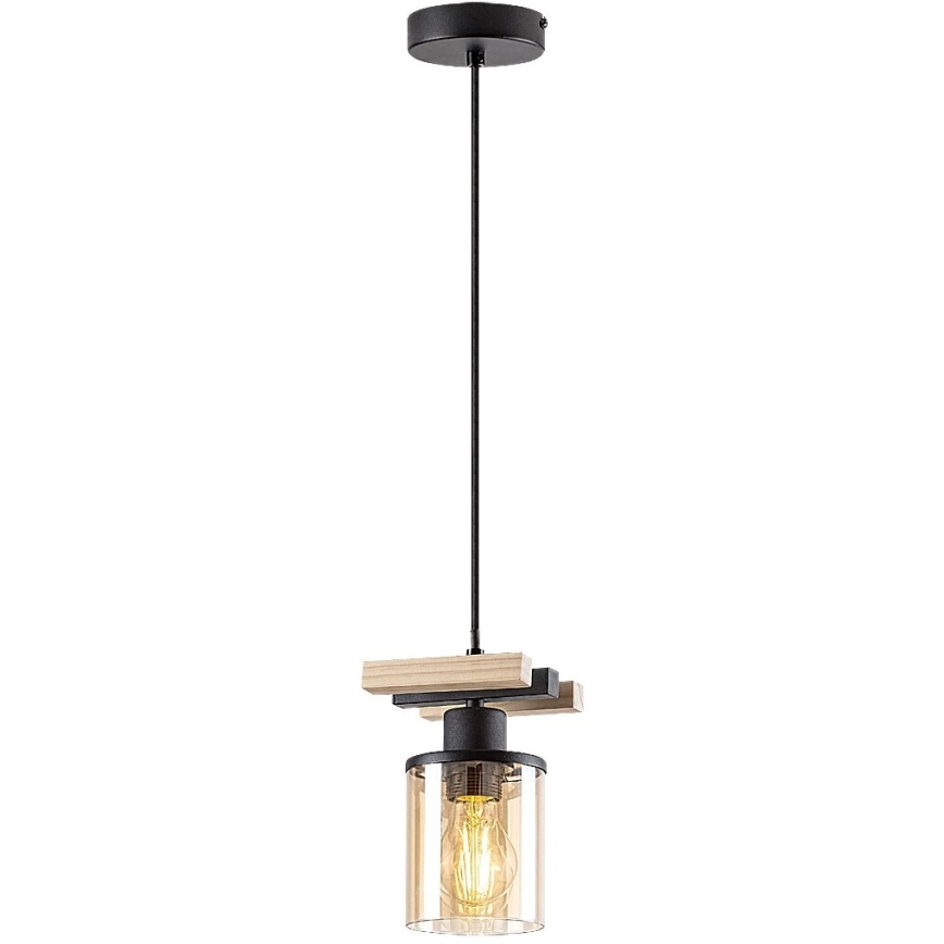 Rabalux - Kattovalaisin tankoon 1xE27/25W/230V mänty