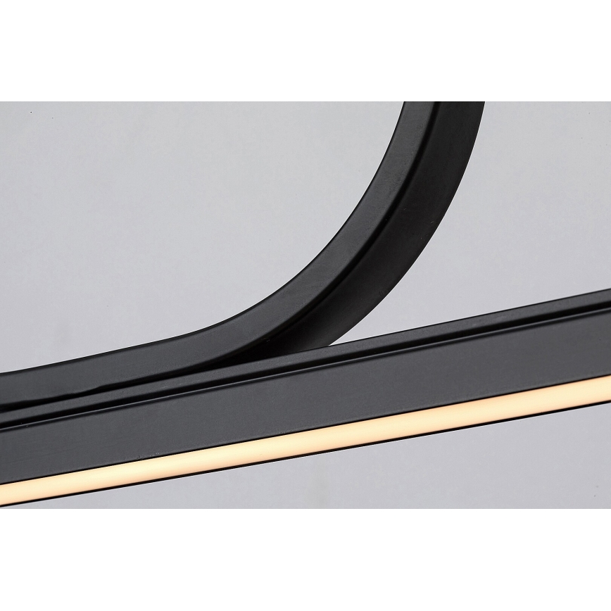Rabalux - LED-kattokruunu johdossa LED/25W/230V 3000K musta