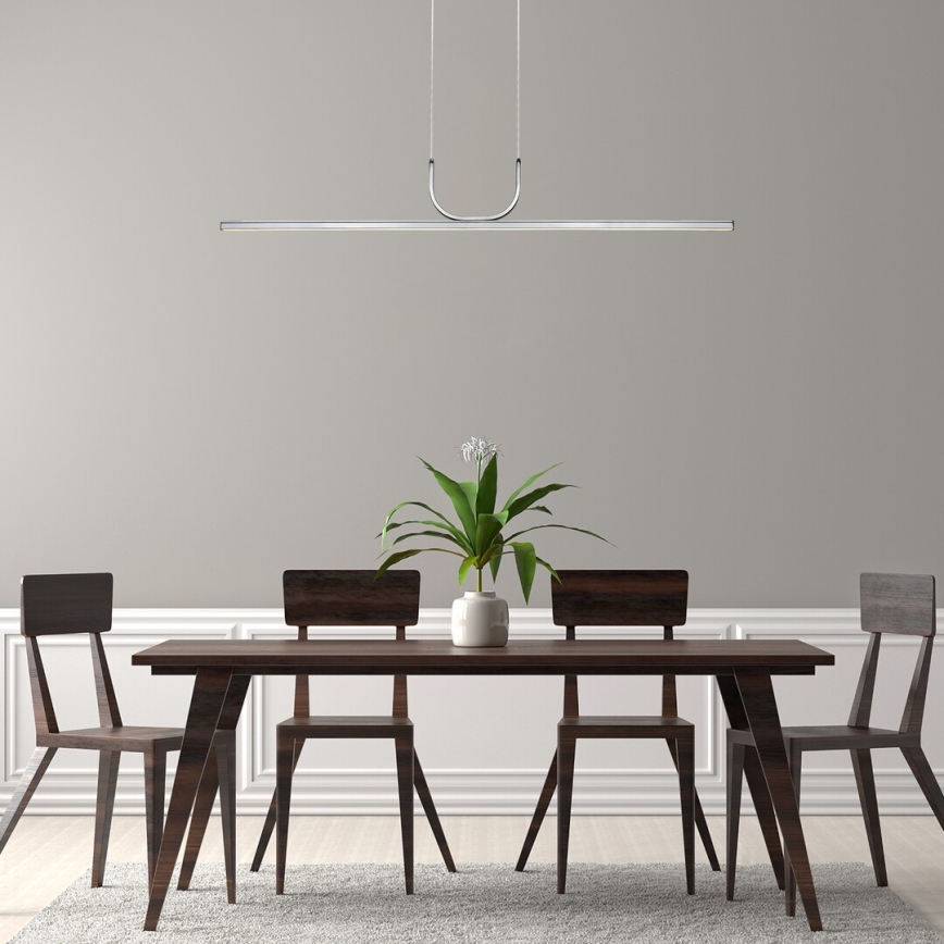 Rabalux - LED-kattokruunu johdossa LED/25W/230V 3000K kiiltävä kromi