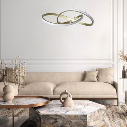 Rabalux - LED-kattokruunu johdossa LED/36W/230V 3000K kulta