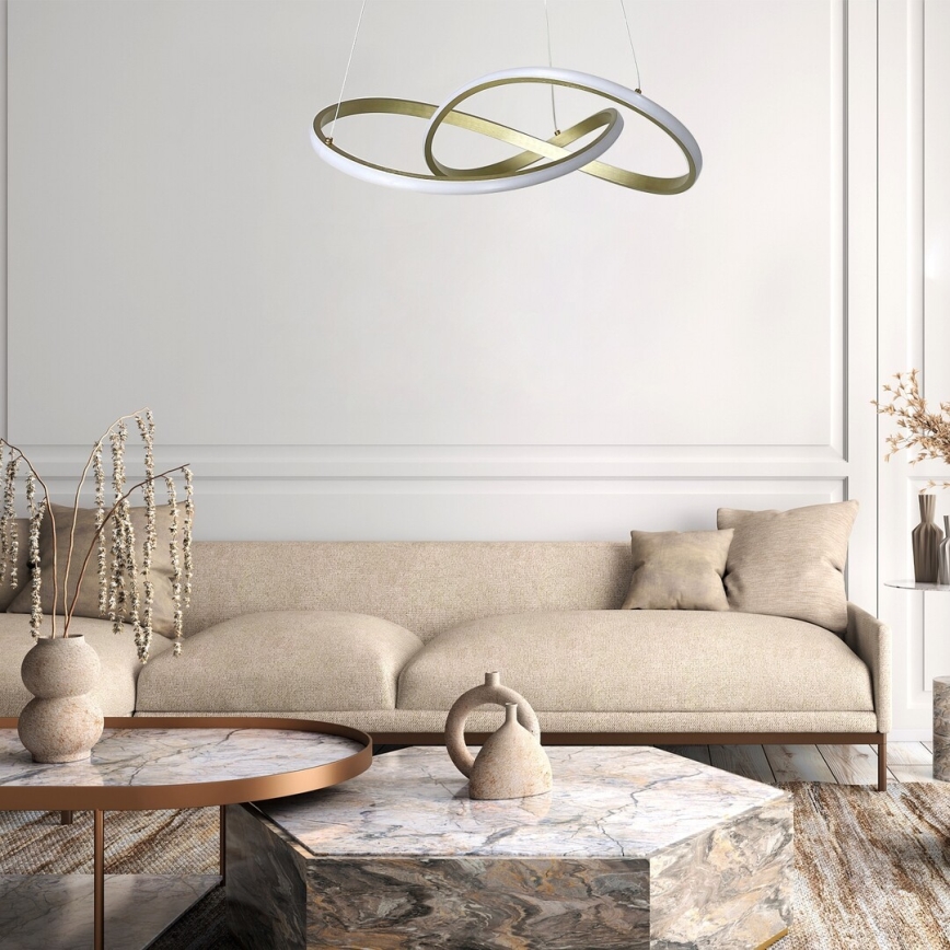 Rabalux - LED-kattokruunu johdossa LED/36W/230V 3000K kulta