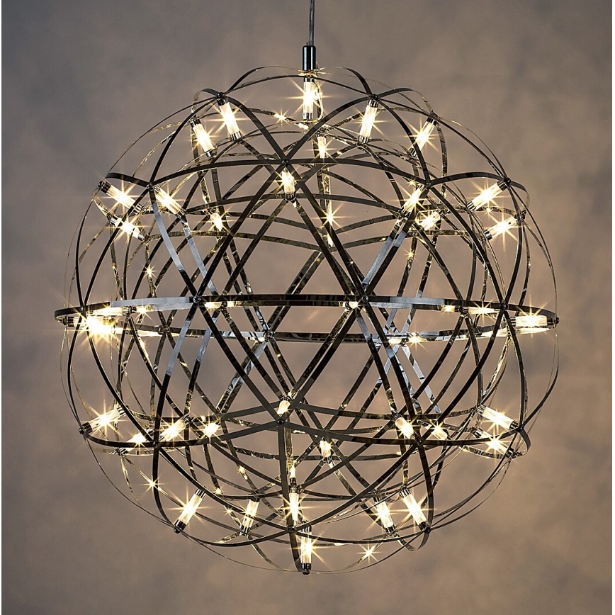 Rabalux - LED-kattokruunu johdossa LED/16W/230V 3000K kiiltävä kromi