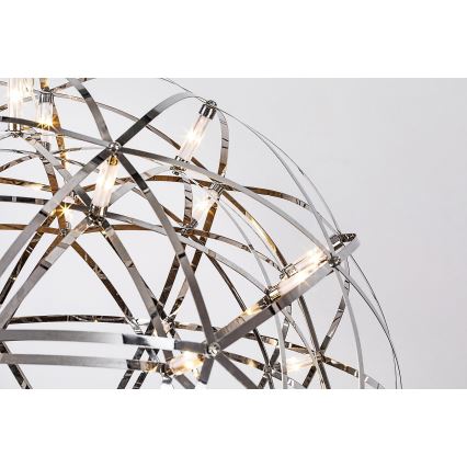 Rabalux - LED-kattokruunu johdossa LED/16W/230V 3000K kiiltävä kromi