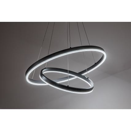 Rabalux - LED-himmennettävä riippuvalaisin kaapelilla LED/80W/230V 3000-6500K + kaukosäädin